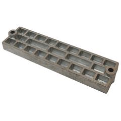 CM43396Z Zinc Mercury/Mercruiser Waffle Bar Anode 0.66kg